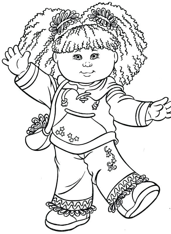 584x800 Idea Cabbage Patch Kids Coloring Pages And 19 Coloring Pages
