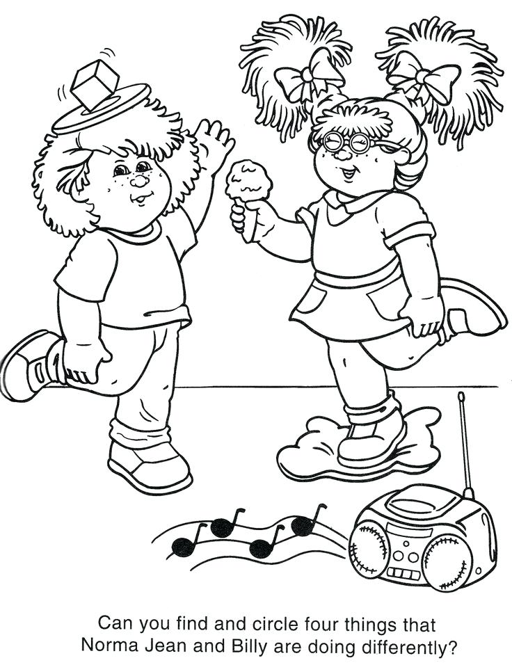 736x956 Tokidoki Coloring Pages Cabbage Patch Kids Are Some Of The Most