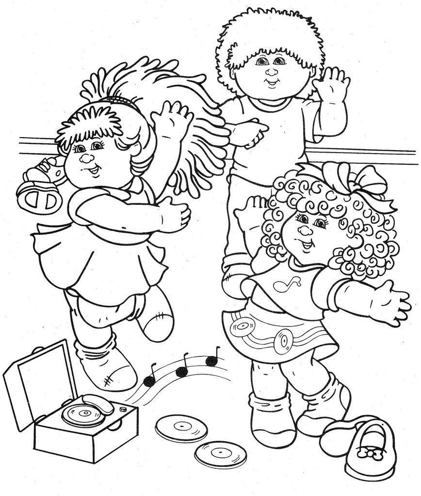 868x1024 Cabbage Patch Kids Coloring Pages Cabbage Patch Kids Baby
