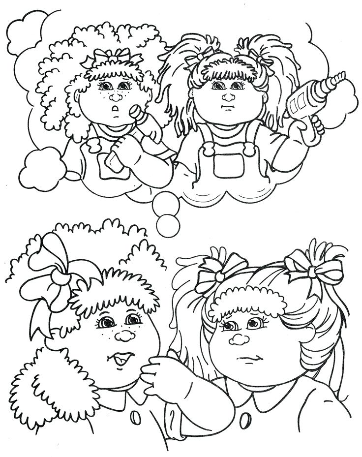 736x929 Cabbage Patch Coloring Pages Cabbage Patch Coloring Pages Cabbage