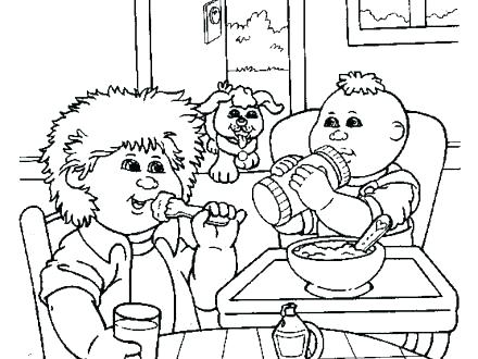 440x330 Cabbage Patch Coloring Pages Cabbage Patch Kids Coloring Pages