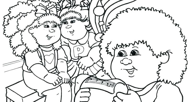 Cabbage Patch Kids Coloring Pages at GetColorings.com | Free printable ...