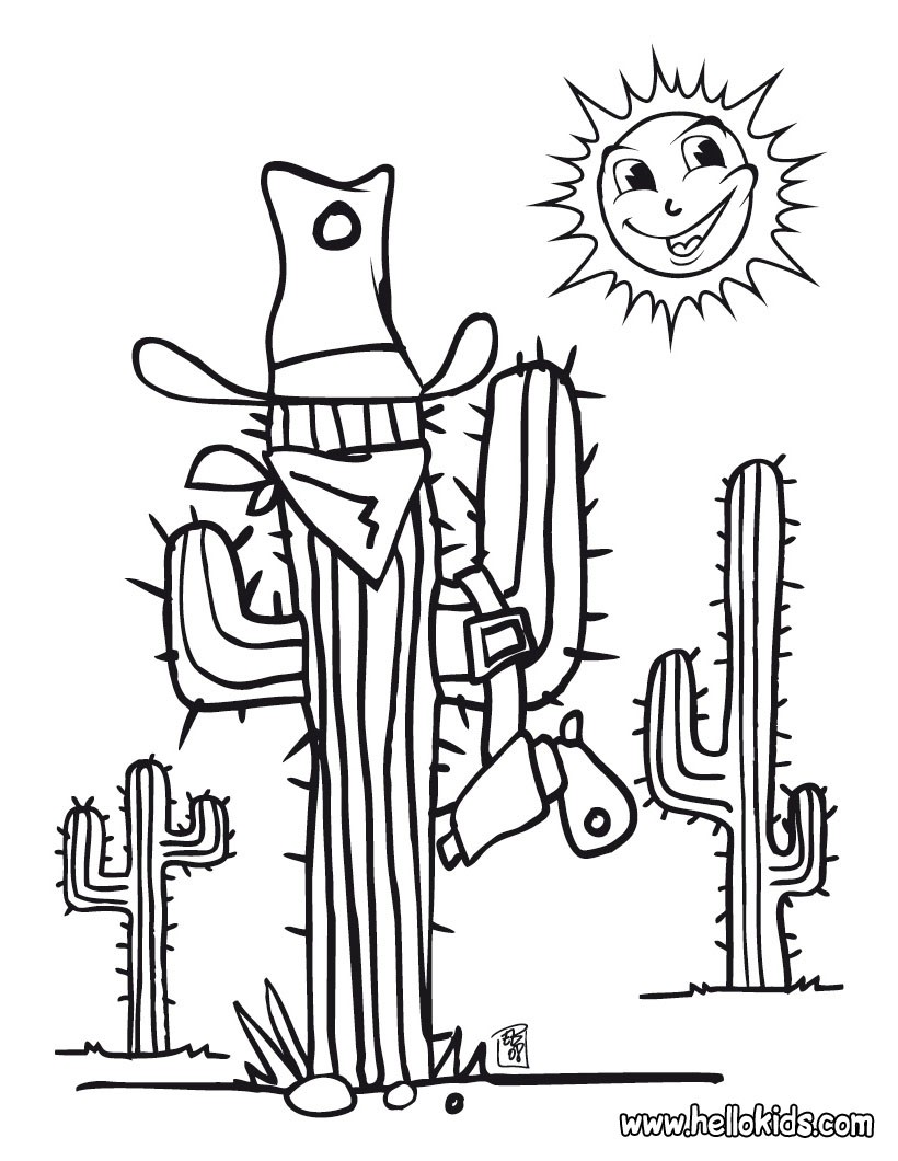 Cactus Coloring Pages 820x1060 Cactus Coloring Pages