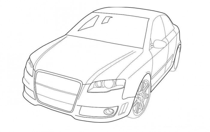 700x442 Audi Coloring Pages Kids Free Online Cars Coloring Pages