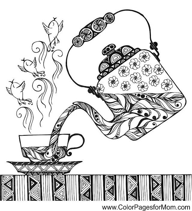 Coffee Coloring Page 33 My Artistic Side Coffee 640x701 Coffee Coloring Page 33 My Artistic Side Coffee