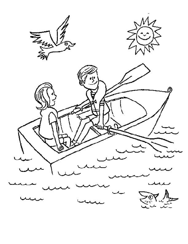 Row Row Row Your Boat Coloring Sheet Everything Preschool 612x792 Row Row Row Your Boat Coloring Sheet Everything Preschool