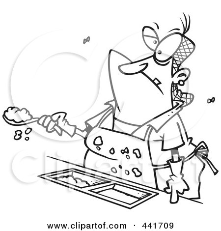 Royalty Free (Rf) Clip Art Illustration Of A Cartoon Black 450x470 Royalty Free (Rf) Clip Art Illustration Of A Cartoon Black