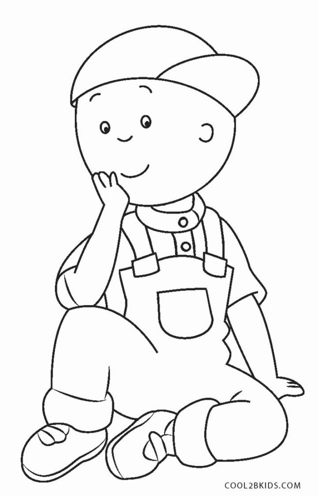 657x1024 Caillou Coloring Pages 7