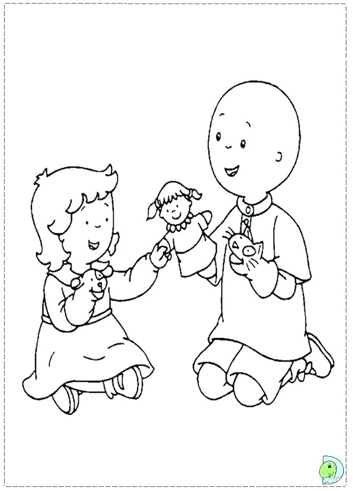 691x960 Caillou Coloring Pages Coloring Pages Coloring Pages Online