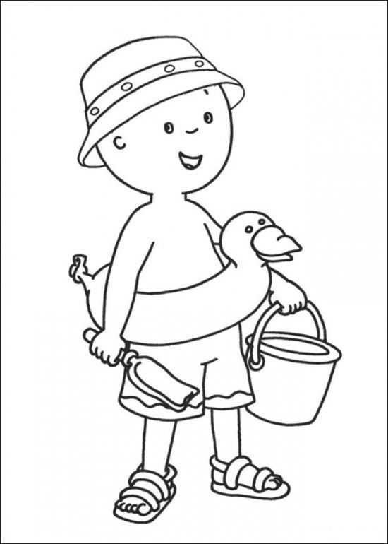 550x770 Caillou Coloring Pages Online Picture 19 550x770 Picture