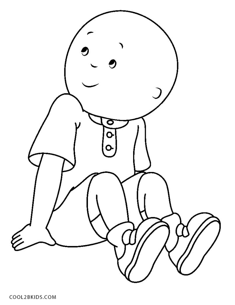807x1050 Free Printable Caillou Coloring Pages For Kids Cool2bkids