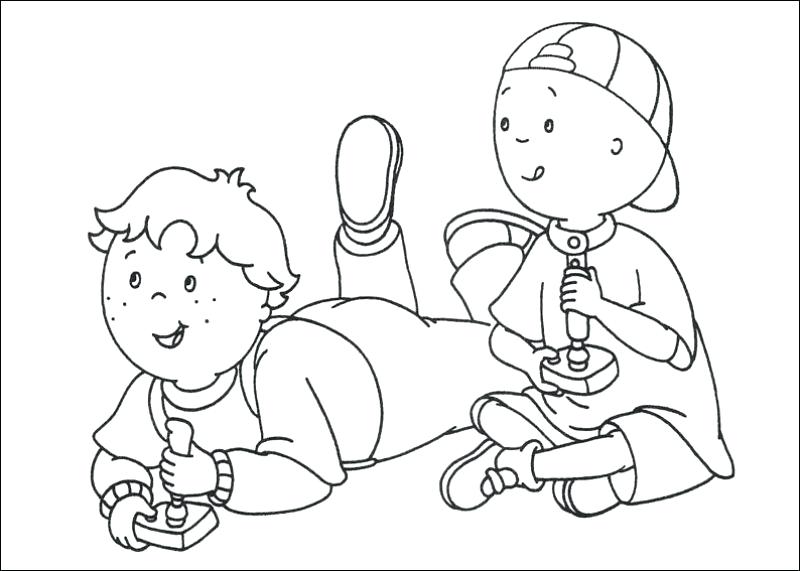 800x571 Caillou Coloring Page Coloring Pages Printable Free Caillou Color