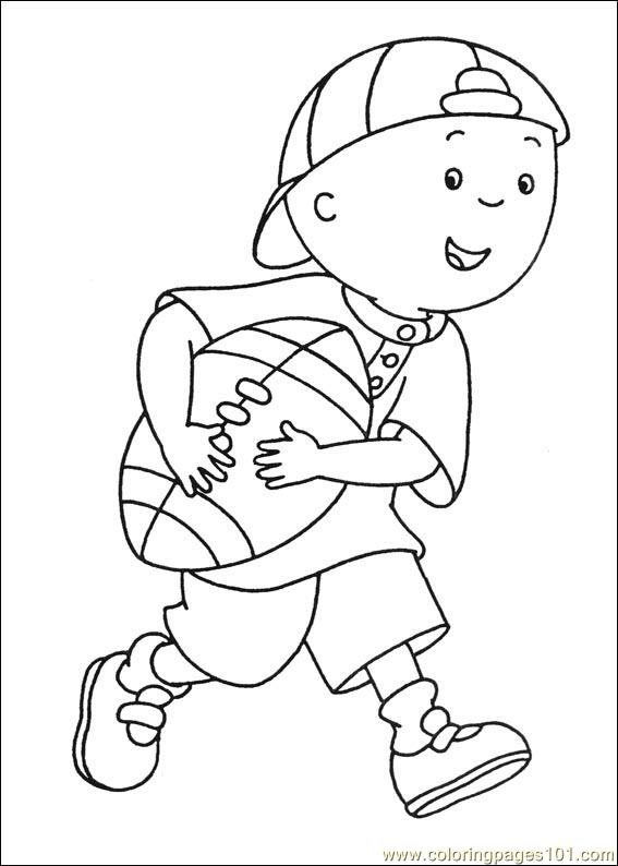 567x794 Caillou Coloring Pages 002 Coloring Page