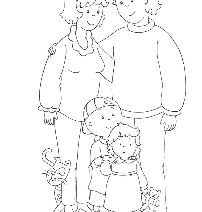 Caillou Printable Coloring Pages at GetColorings.com | Free printable ...