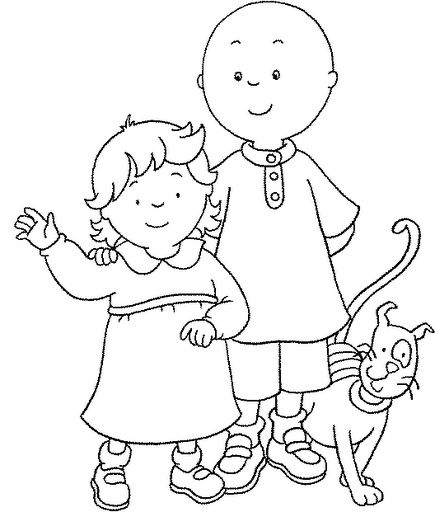 435x512 Fun Coloring Pages Printable Coloring Pages For Caillou Coloring