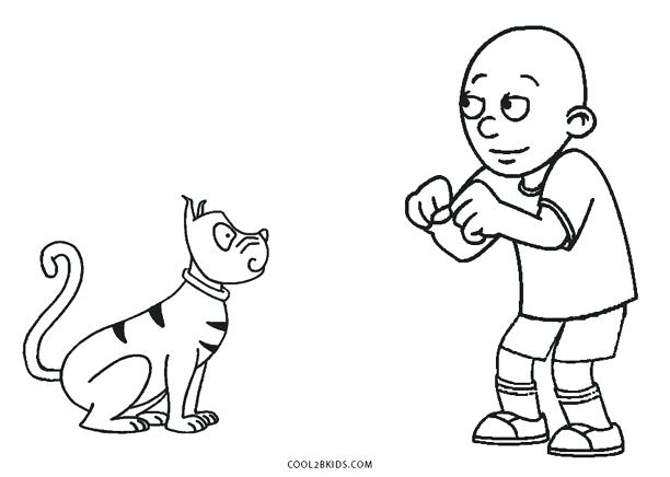 612x436 Caillou Pictures To Color