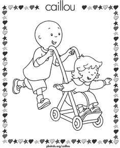236x291 Free Caillou Coloring Pages Caillou Caillou