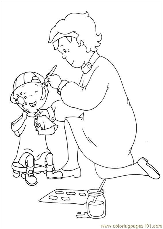 567x794 Caillou Coloring Pages 013 Coloring Page
