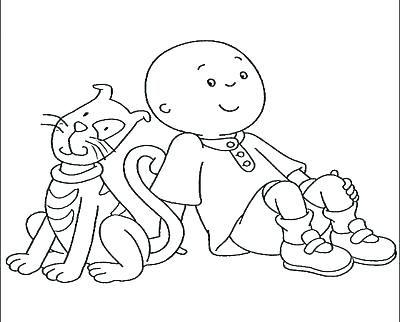 400x322 Caillou Coloring Pages Caillou Colouring Pages Print