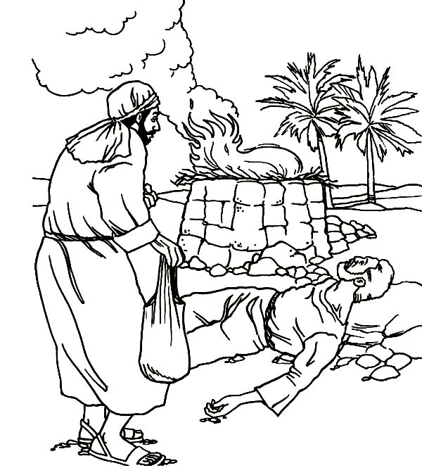 Cain And Abel Coloring Page at GetColorings.com | Free printable ...