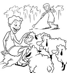 236x257 Coloring Page Cain And Abel