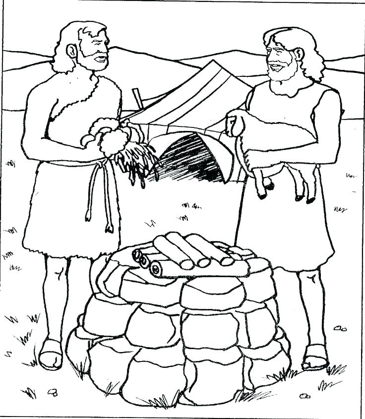 736x845 Cain And Abel Coloring Page And And Coloring Pages As And Coloring