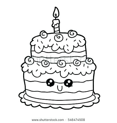 Coloring Pages Of Birthday Cakes Birthday Cake Coloring Pages 450x470 Coloring Pages Of Birthday Cakes Birthday Cake Coloring Pages