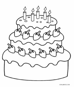 Free Printable Birthday Cake Coloring Pages For Kids Cool2bkids 256x300 Free Printable Birthday Cake Coloring Pages For Kids Cool2bkids