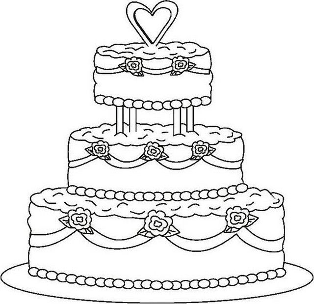 Wedding Cake Coloring Page Wedding Cake, Activities And Cake 640x619 Wedding Cake Coloring Page Wedding Cake, Activities And Cake