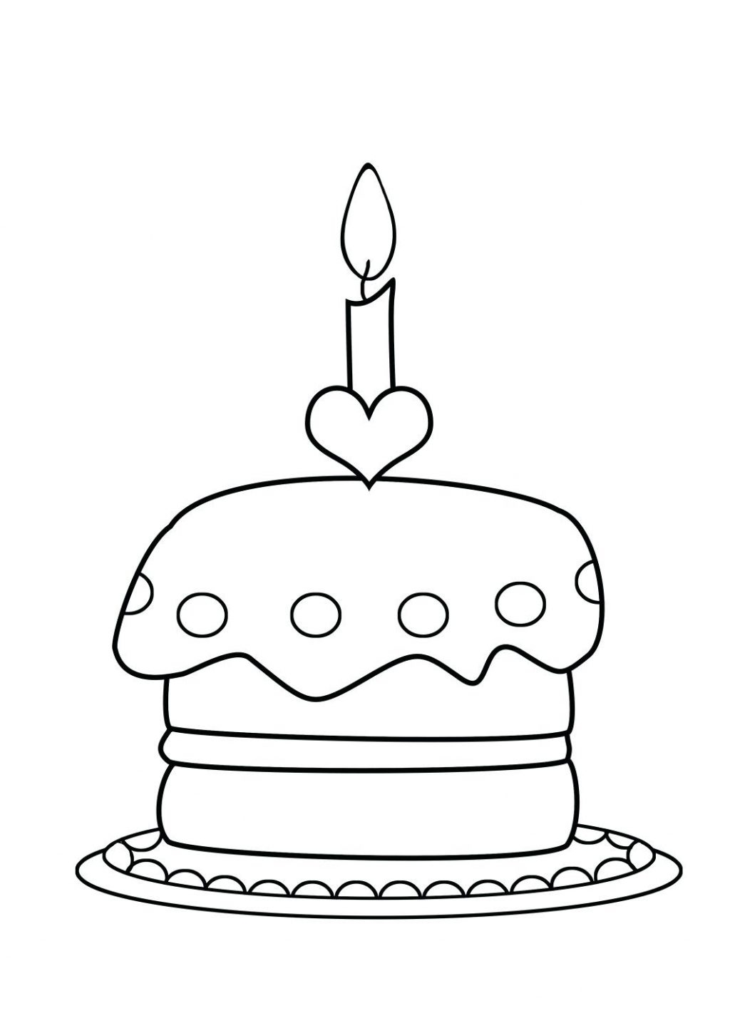 Awesome Coloring Pages Birthday Cake Coloring Page Free Printable 1024x1449 Awesome Coloring Pages Birthday Cake Coloring Page Free Printable