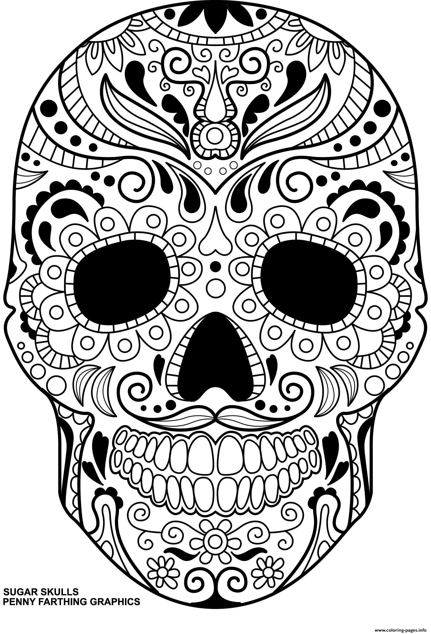 1500x2205 Calaveras Coloring Pages