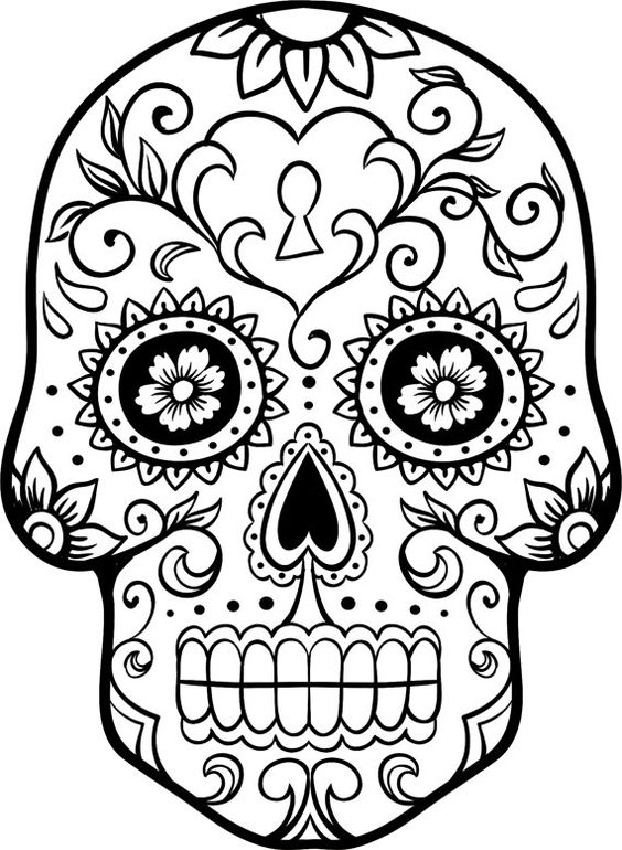 564x770 Strikingly Design Dia De Los Muertos Coloring Pages