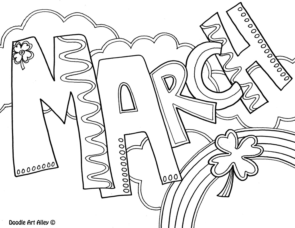 February Coloring Pages Months Of The Year Classroom Doodles 1035x800 February Coloring Pages Months Of The Year Classroom Doodles