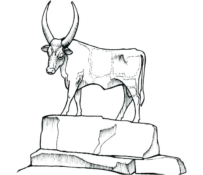 Israelites Golden Calf Coloring Page Not To Mention The Result 684x590 Israelites Golden Calf Coloring Page Not To Mention The Result