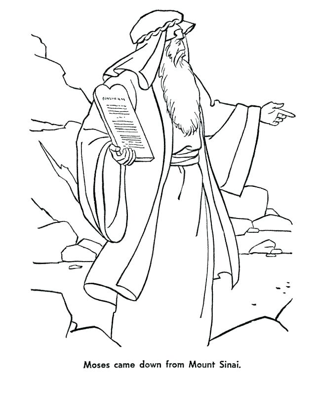 Ten Commandment Coloring Pages Golden Calf Coloring Page Ten 650x795 Ten Commandment Coloring Pages Golden Calf Coloring Page Ten
