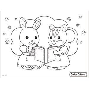 Coloring Calico Critters 300x300 Coloring Calico Critters