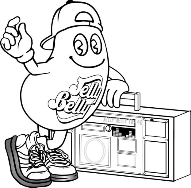 650x641 Coloring Page Jelly Belly Candy Company