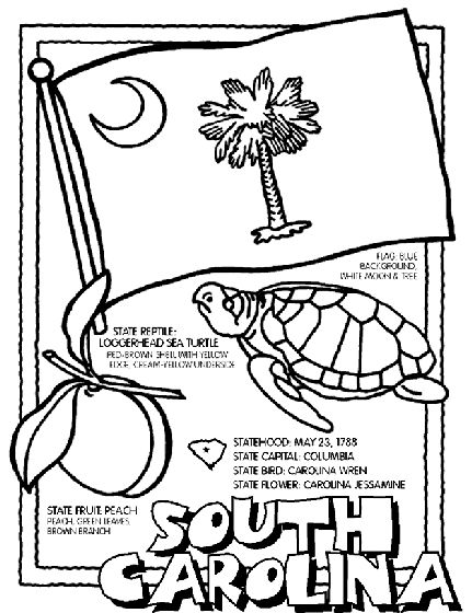 California State Symbols Coloring Pages