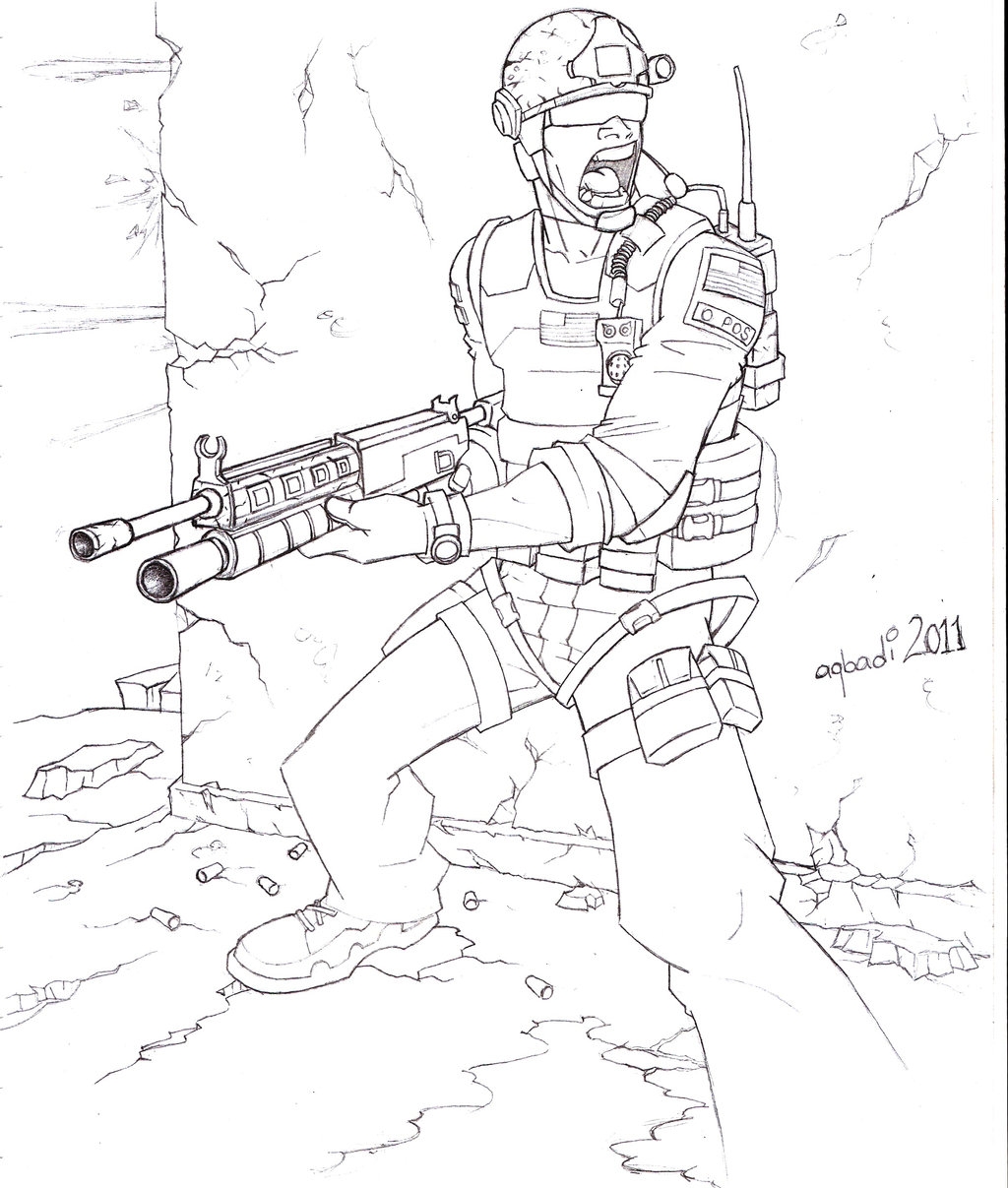 Call Of Duty Ghosts Coloring Pages at GetColorings.com | Free printable ...