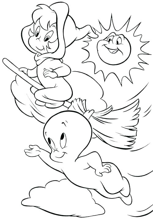 Ghosts Coloring Pages 500x713 Ghosts Coloring Pages