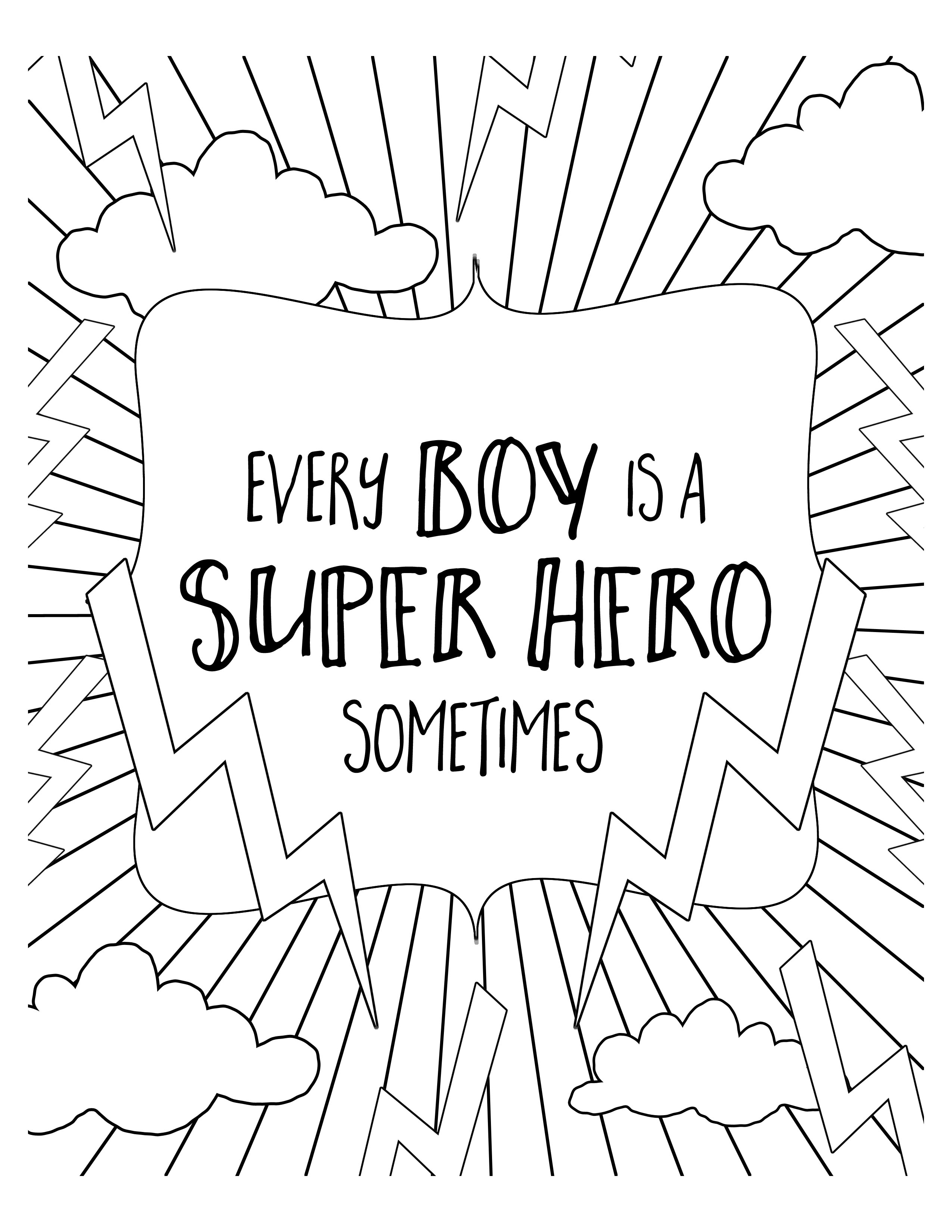 Free Super Hero Coloring Pages 2550x3300 Free Super Hero Coloring Pages
