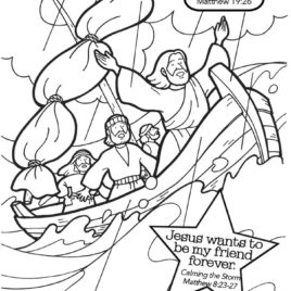 Coloring Page Of Jesus Calming The Storm Archives 268x268 Coloring Page Of Jesus Calming The Storm Archives