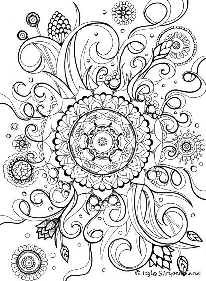416x567 Coloring Book For Adults Colors Of Calm By Egle Stripeikiene