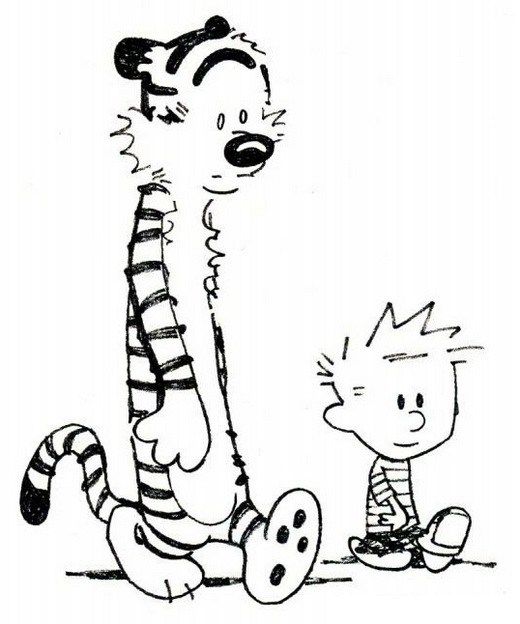 520x624 High Detailed Calvin Hobbes Coloring Sheets 50 Calvin
