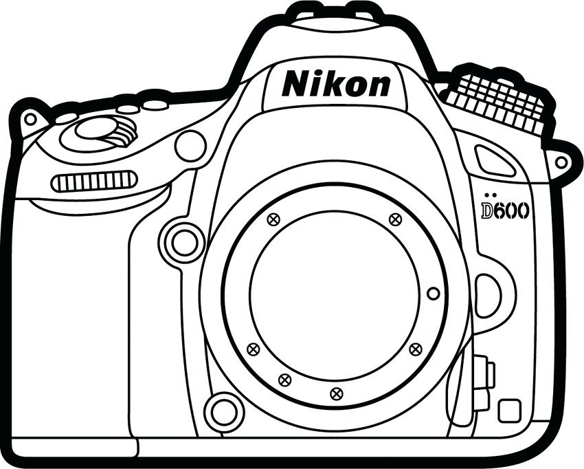 850x682 Camera Coloring Pages New Camera Coloring Pages Free Printable