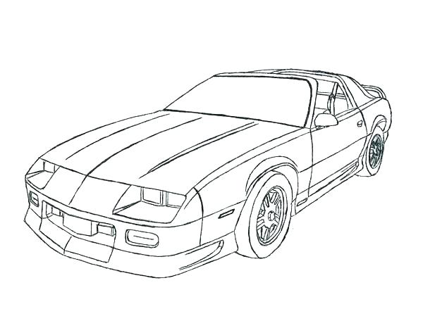 600x466 Chevy Camaro Coloring Pages Printable Coloring Coloring Pages