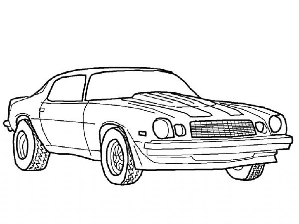 1024x768 Contemporary Bumblebee Camaro Coloring Pages Vignette