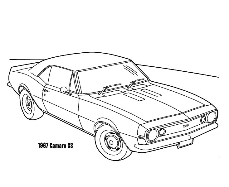 734x600 25 Camaro Coloring Pages Compilation Free Coloring Pages