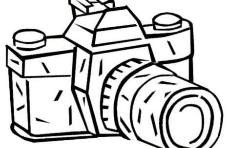 469x304 Camera Coloring Pages Just Colorings