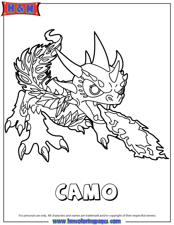 Camo Skylanders Coloring Pages Fancyheader3like This Cute Coloring 670x867 Camo Skylanders Coloring Pages Fancyheader3like This Cute Coloring
